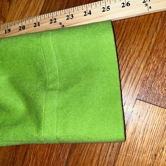 Carlisle wool cashmere green blazer women’s size 12 large spring career business - Picture 6 of 8
